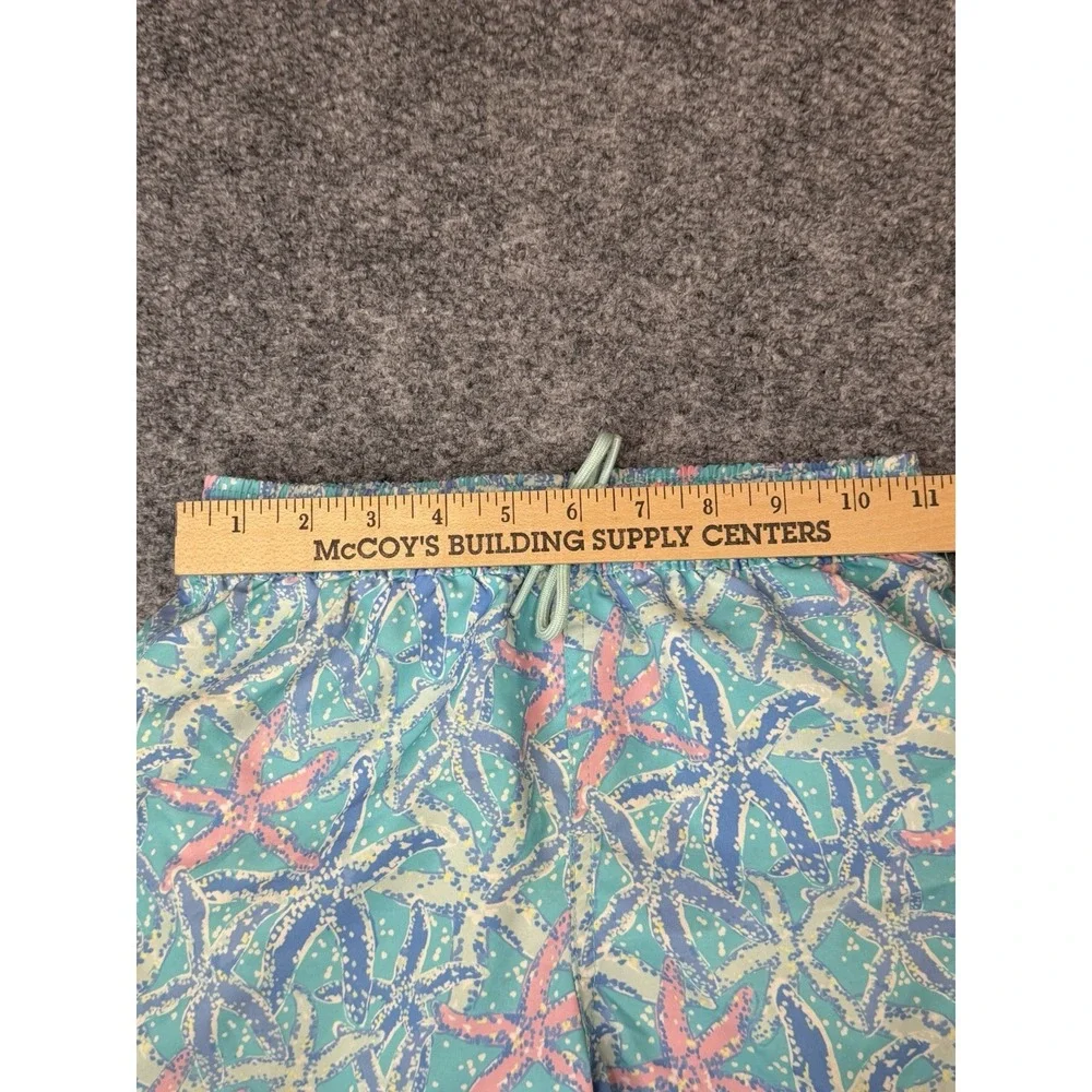 Vineyard Vines Boys Size 7 Swim Trunks Bathing Suit Star Fish Print